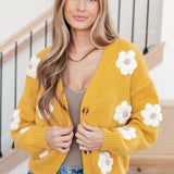 You're Enough Floral Cardigan