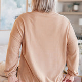 No Plain Jane Oversized Sweatshirt in Khaki