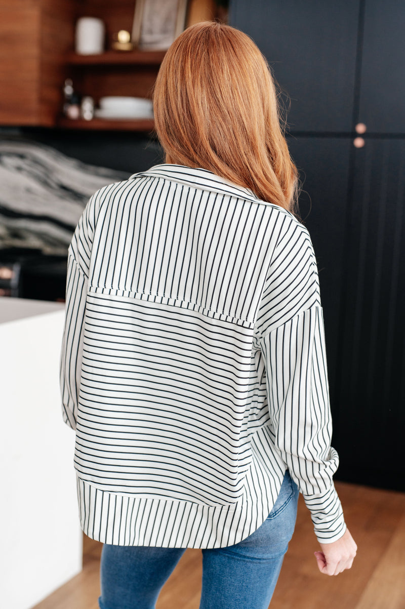 Everly Striped Pullover