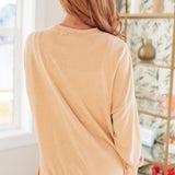 No Plain Jane Oversized Sweatshirt in Khaki