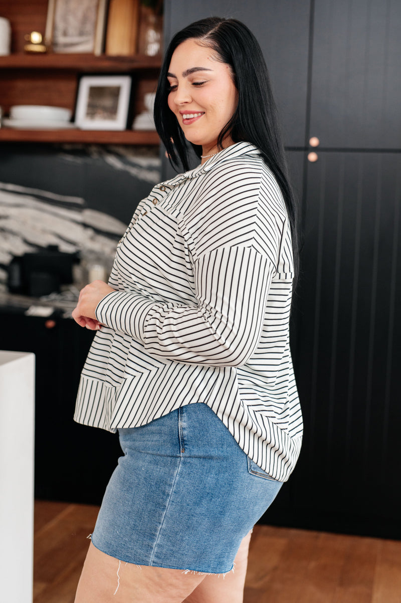 Everly Striped Pullover