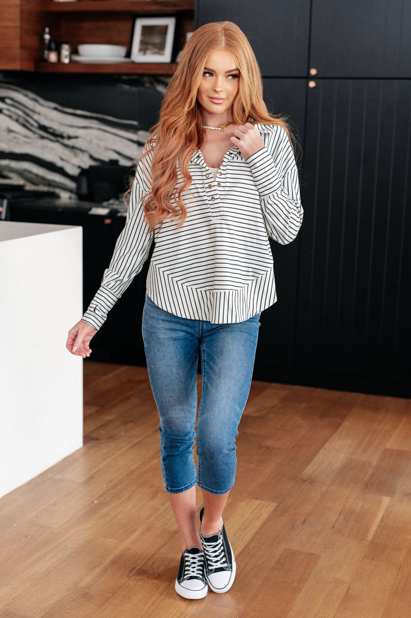 Everly Striped Pullover